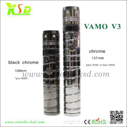 Variable wattage vamo ecig,electronic cigarette mod VAMO V3 VV battery